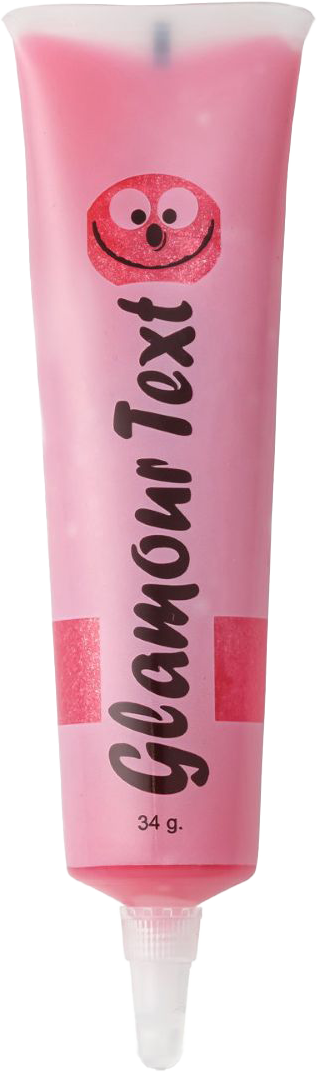 Tasty Me bezlepkový lesklý gélový dekorátor ružový 34 g