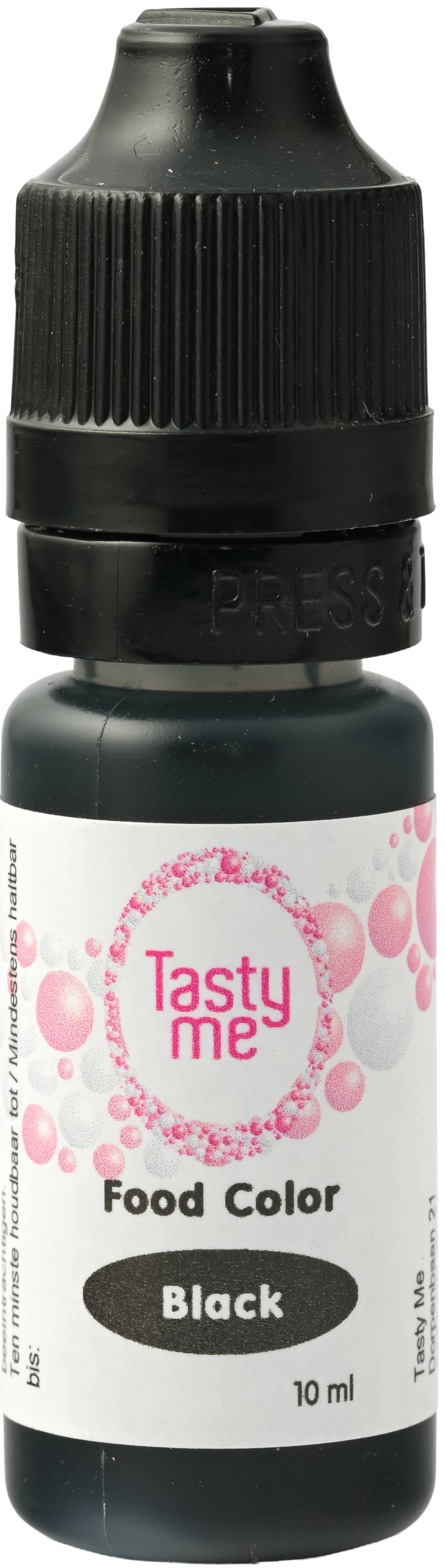 Tasty Me bezlepkové potravinárske farbivo čierne 10 ml