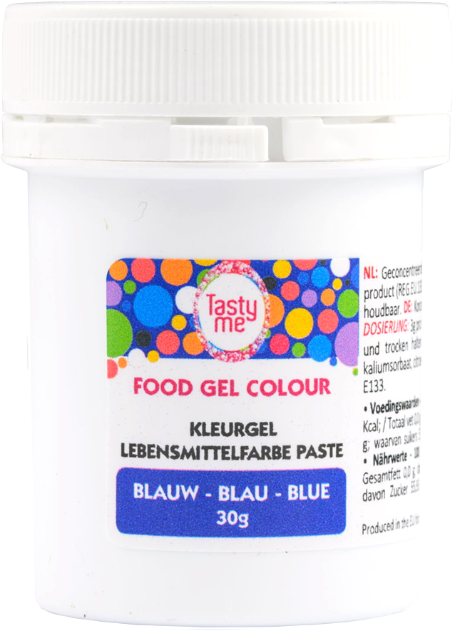 Tasty Me bezlepkový gél na farbenie potravín modrý 30 g