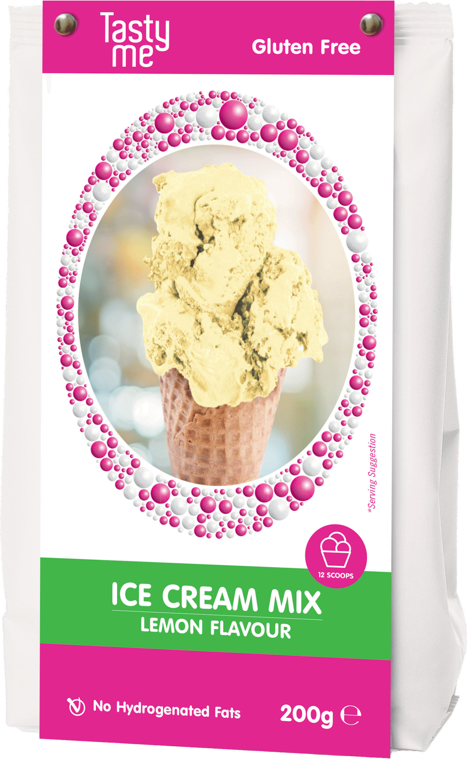 Tasty Me bezlepkový zmrzlinový mix citrón 200 g