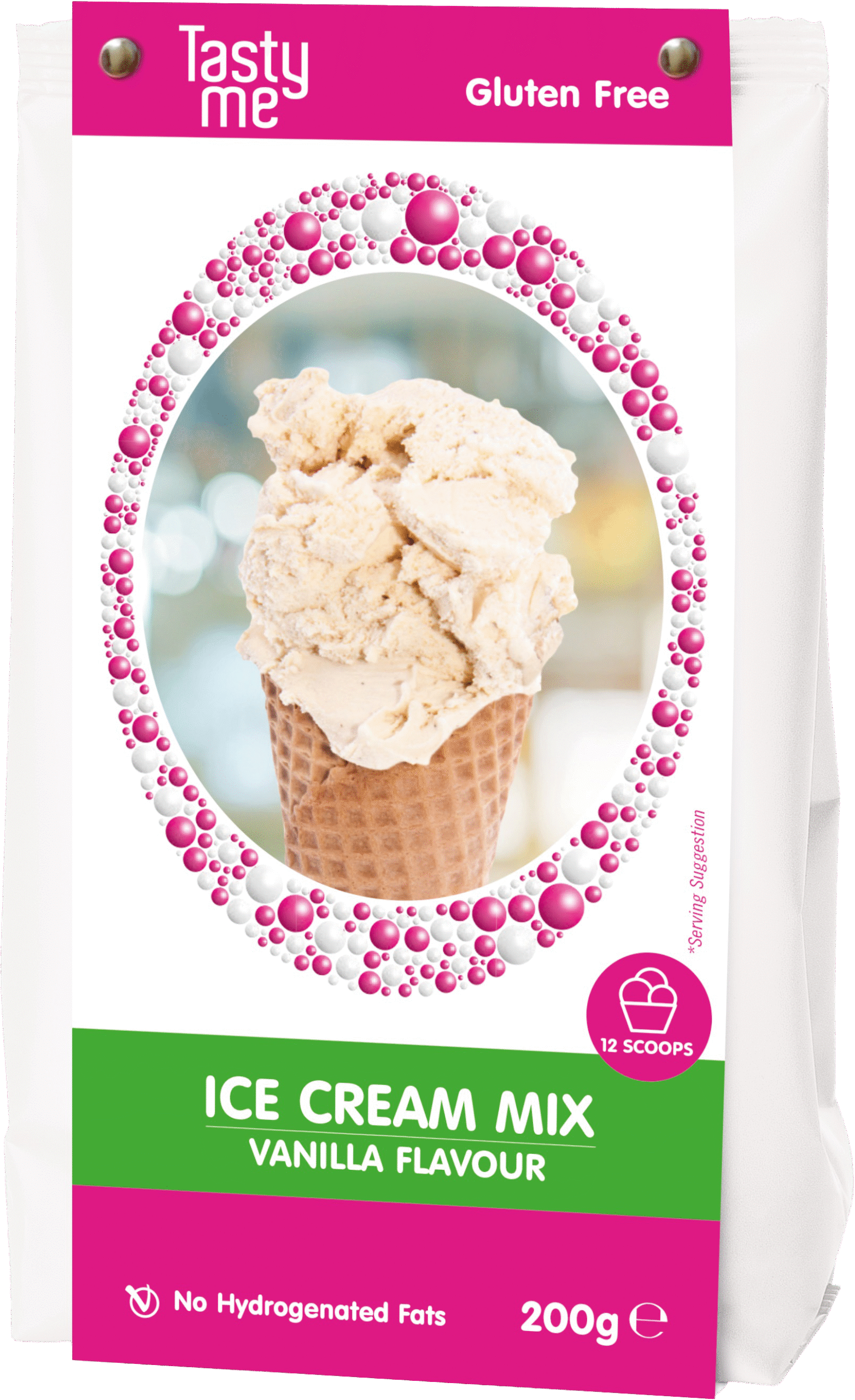 Tasty Me bezlepková zmrzlina mix vanilka 200 g