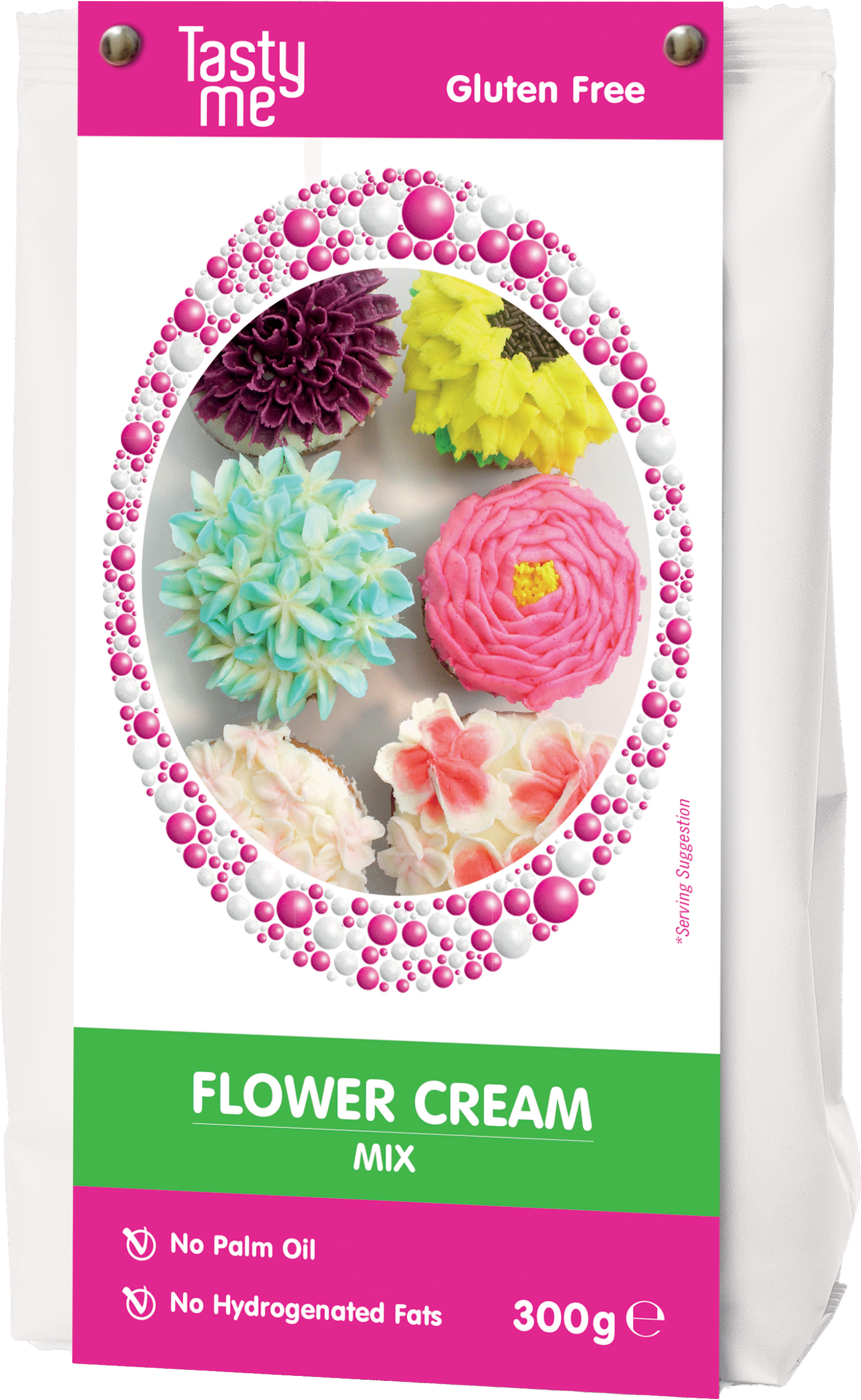 Tasty Me bezlepková flower cream – krém na torty a dekorovanie mix 300 g