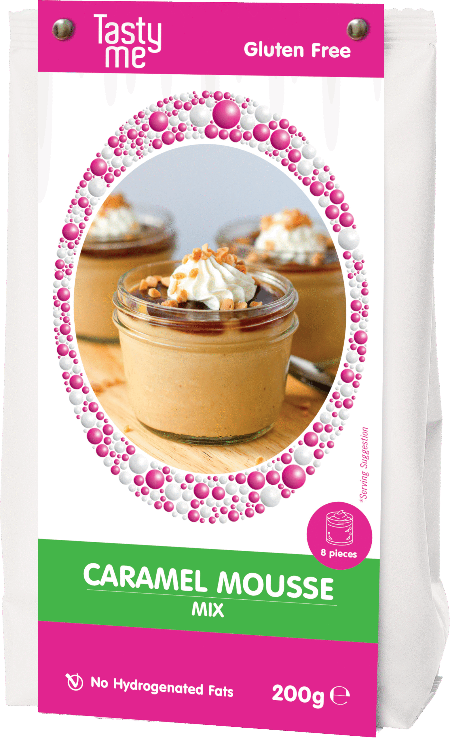 Tasty Me bezlepková karamelová mousse dezertná zmes 200 g