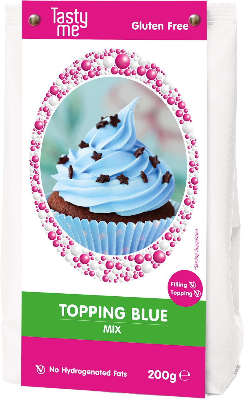 Tasty Me bezlepkový svetlomodrý krém na torty mix 200 g