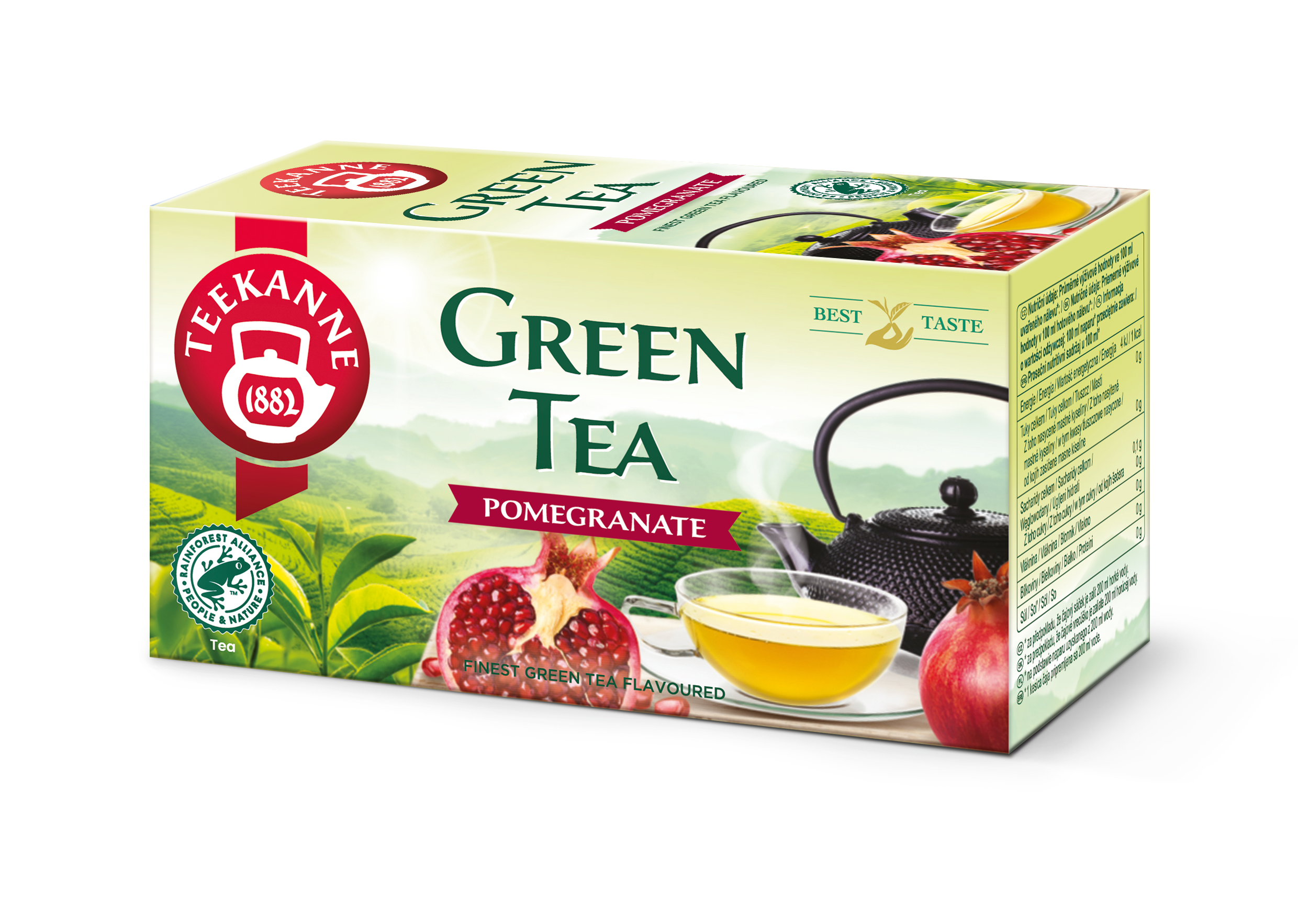 Teekanne granátové jablko zelený čaj 20x1,75g 35 g