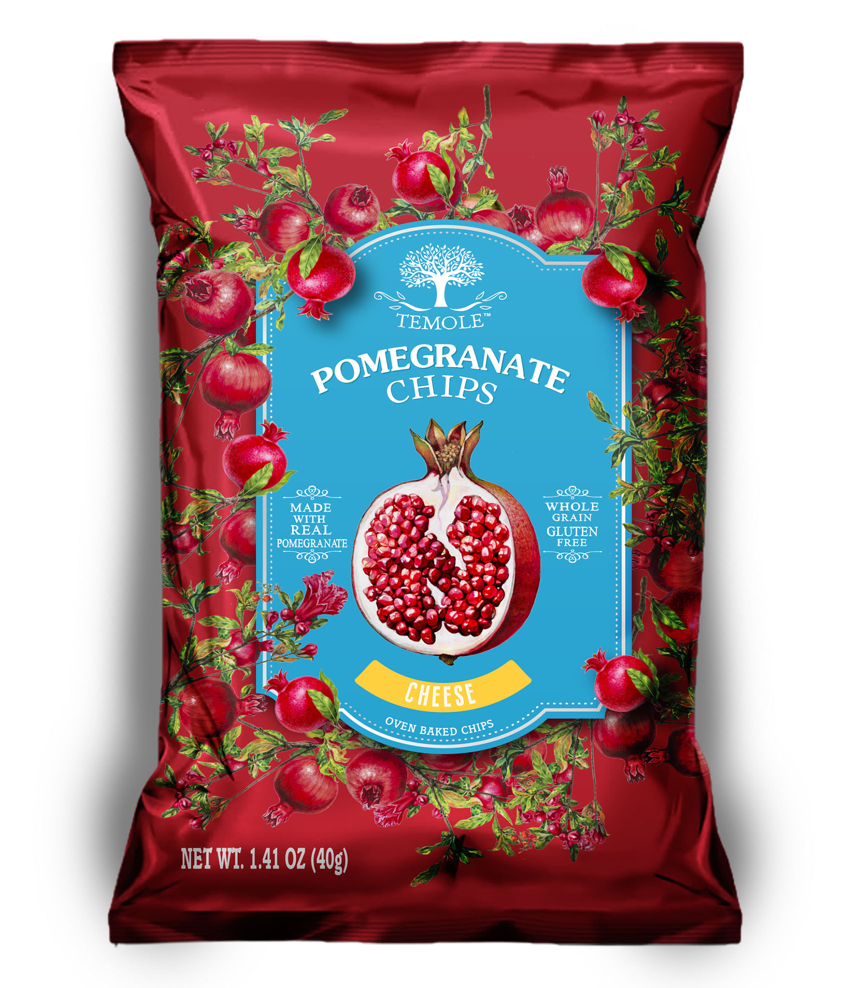 Temole chips z granátového jablka so syrovou príchuťou 40 g