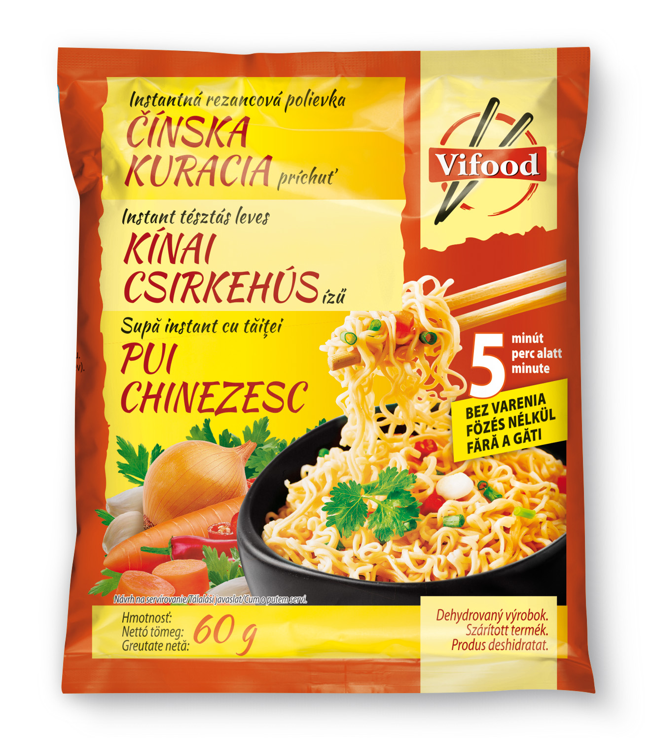 Thymos Vifood instantná kuracia polievka 60 g