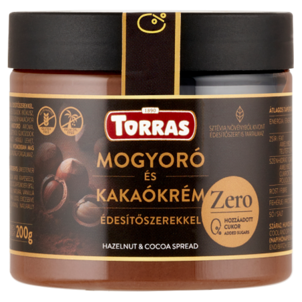 Torras lieskovooriešková čokoládová nátierka 200 g