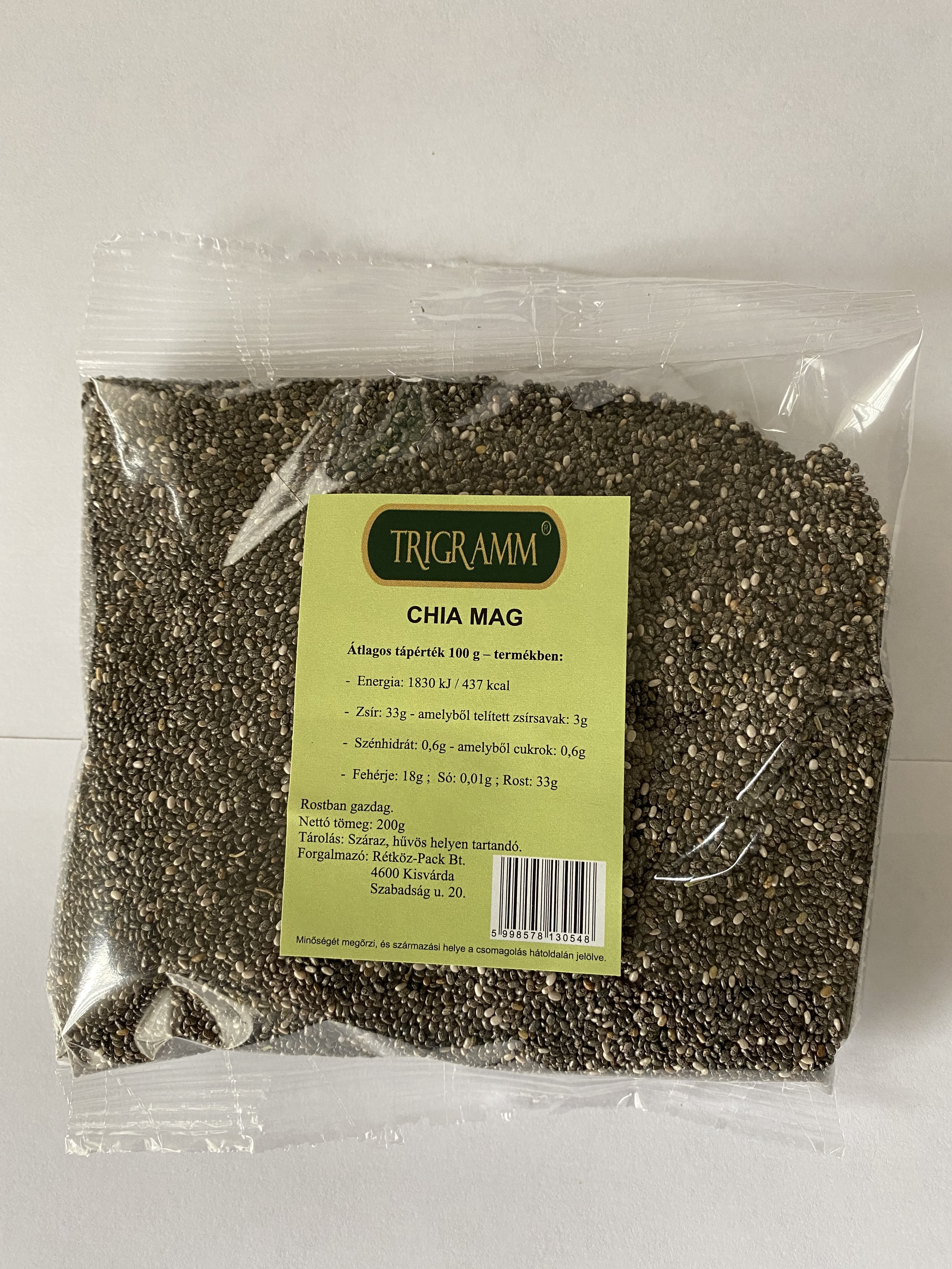 Trigramm chia semienka 200 g