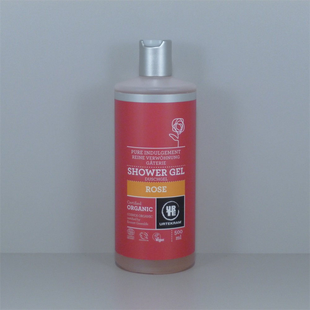 Urtekram Jemný sprchový gél s divokou ružou 500 ml