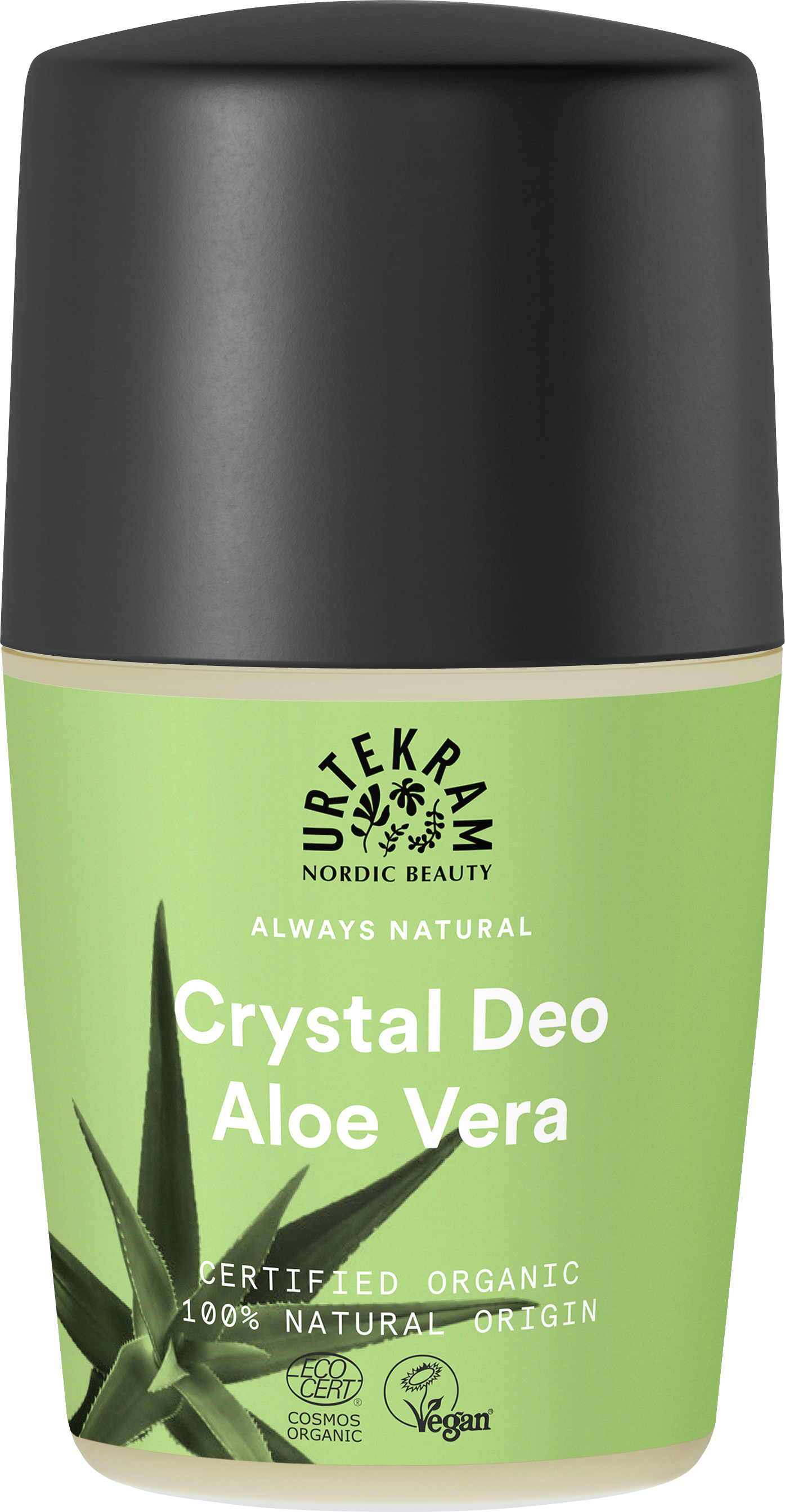 Urtekram Aloe Vera kryštálový guľôčkový dezodorant 50 ml