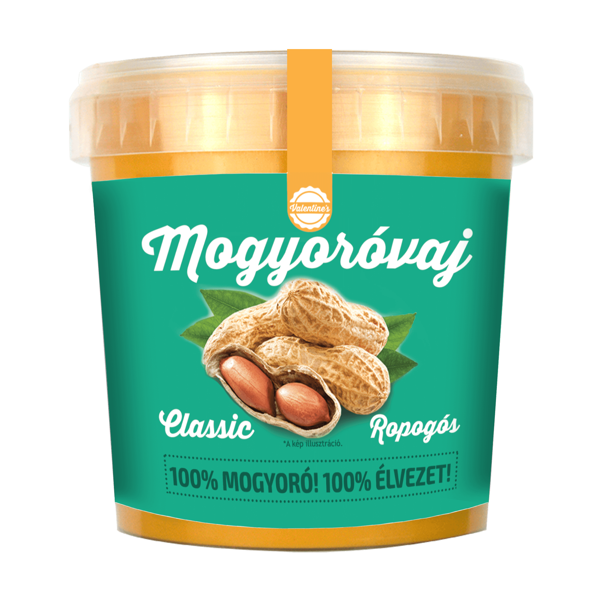 Valentines klasické chrumkavé arašidové maslo 800 g