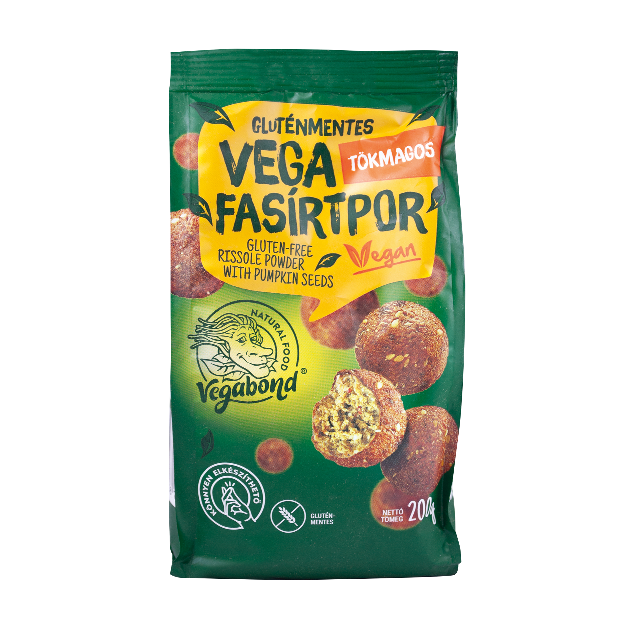 Vegabond vegán bezlepkový fašírkový prášok s tekvicovými semienkami 200 g