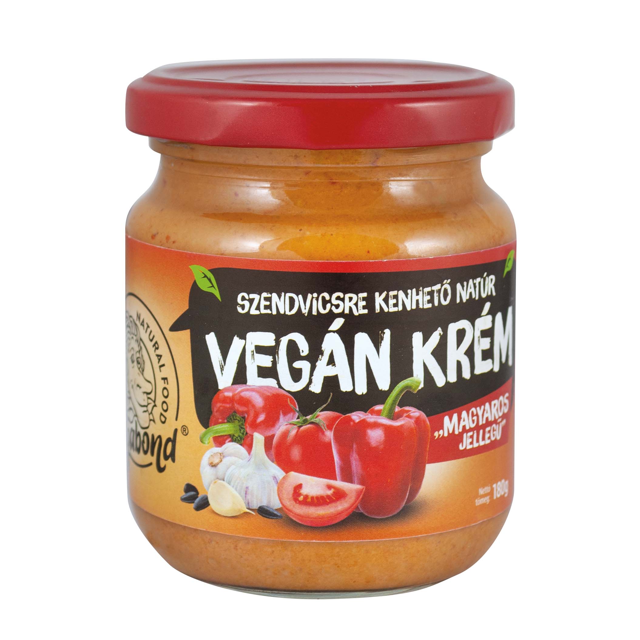 Biopont Vegabond vegán nátierka maďarského typu 180 g