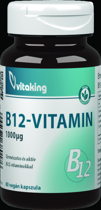 Vitaking B-12 vitamín 1000mcg kapsula 60 ks