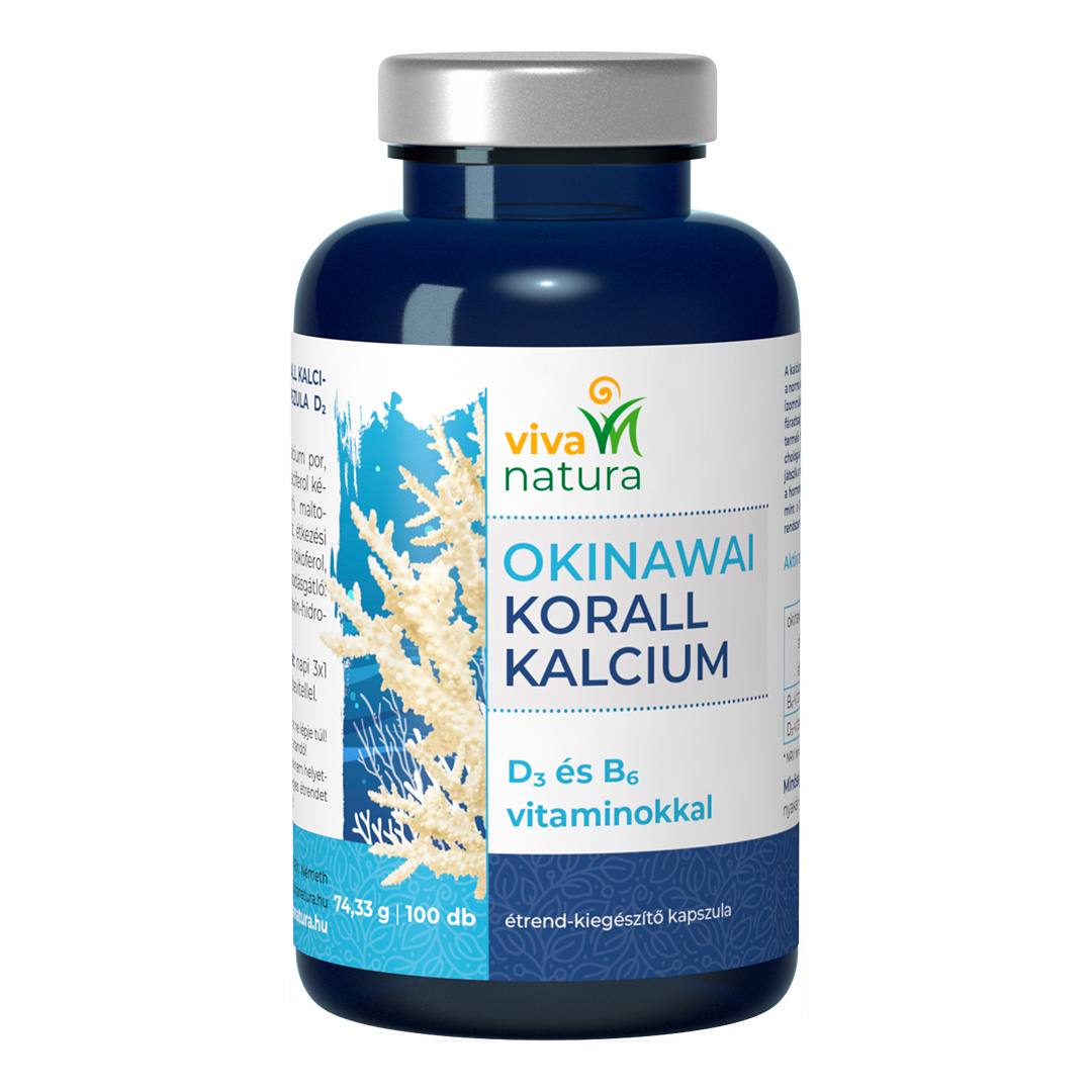 Viva natura okinawské koralové vápnikové doplnky stravy kapsule 100 ks