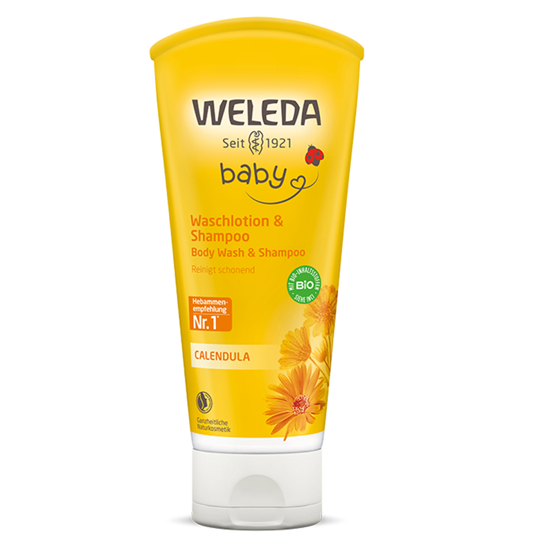 Weleda Detský nechtíkový umývací gél a šampón 200 ml