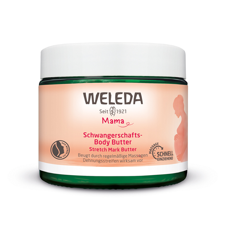 Weleda naturálne telové maslo proti striám pre tehotné ženy 150 ml