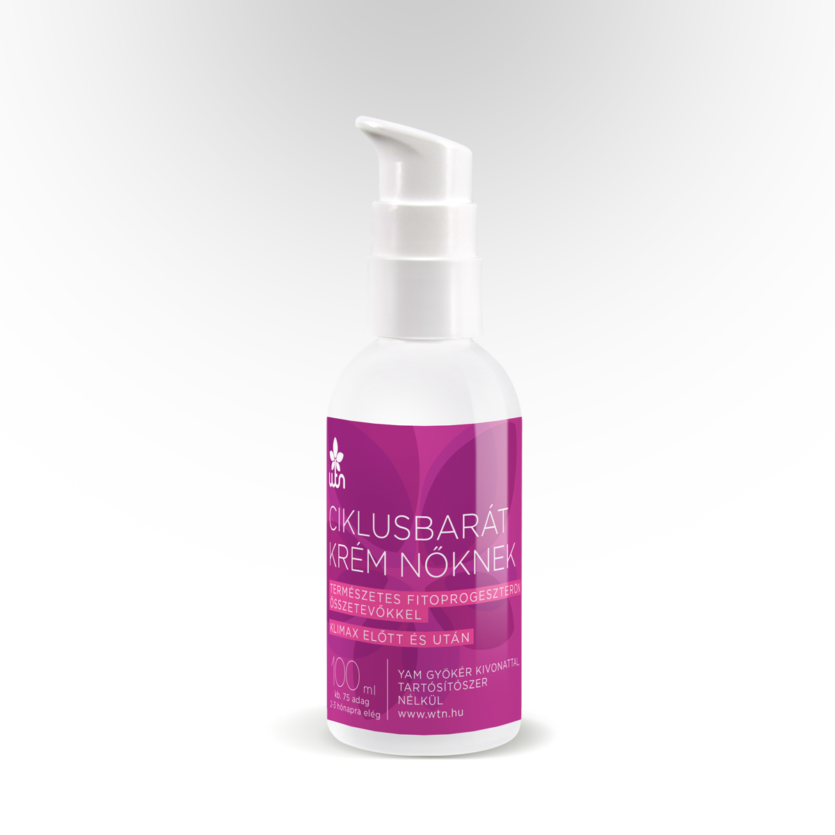 Wtn cyklus-priateľský krém pre ženy 100 ml