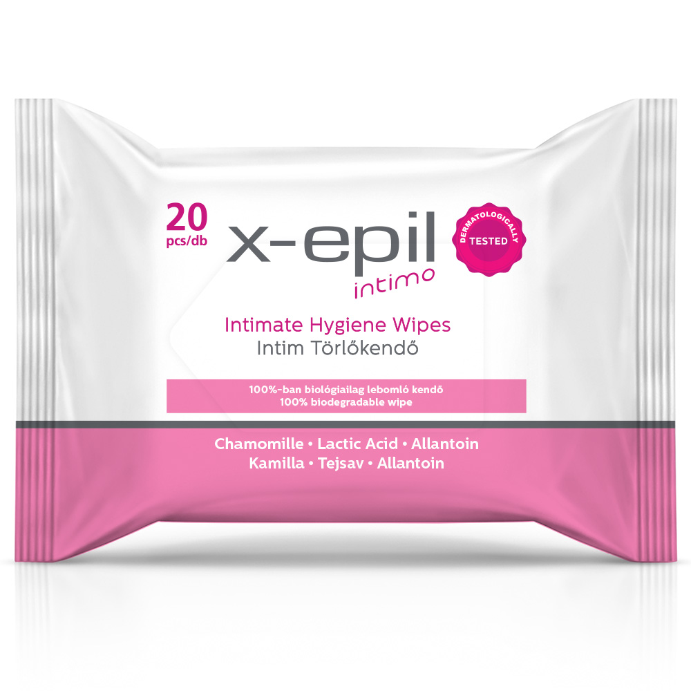 Alveola X-Epil Intimo Intímne vlhčené obrúsky 20 ks
