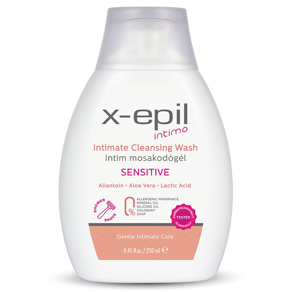 X-Epil Jemný intímny umývací gél s aloe vera a alantoínom 250 ml