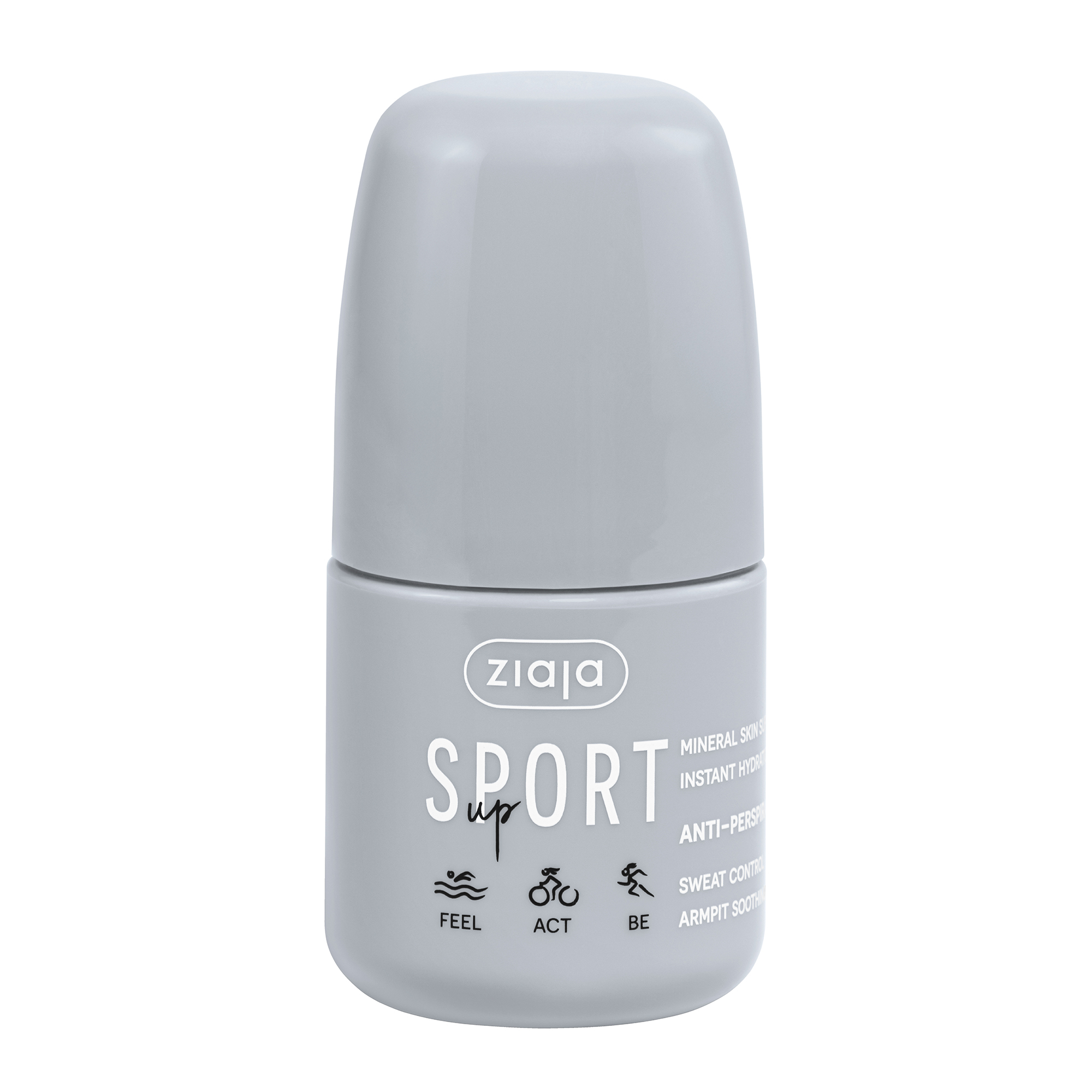 Ziaja sport antiperspirant deodorant roll-on 60 ml